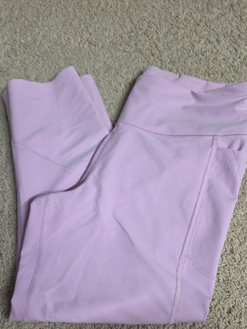 Victoria's Secret Victoria Sport Light Pink Total Knockout Capri Leggings Sz L